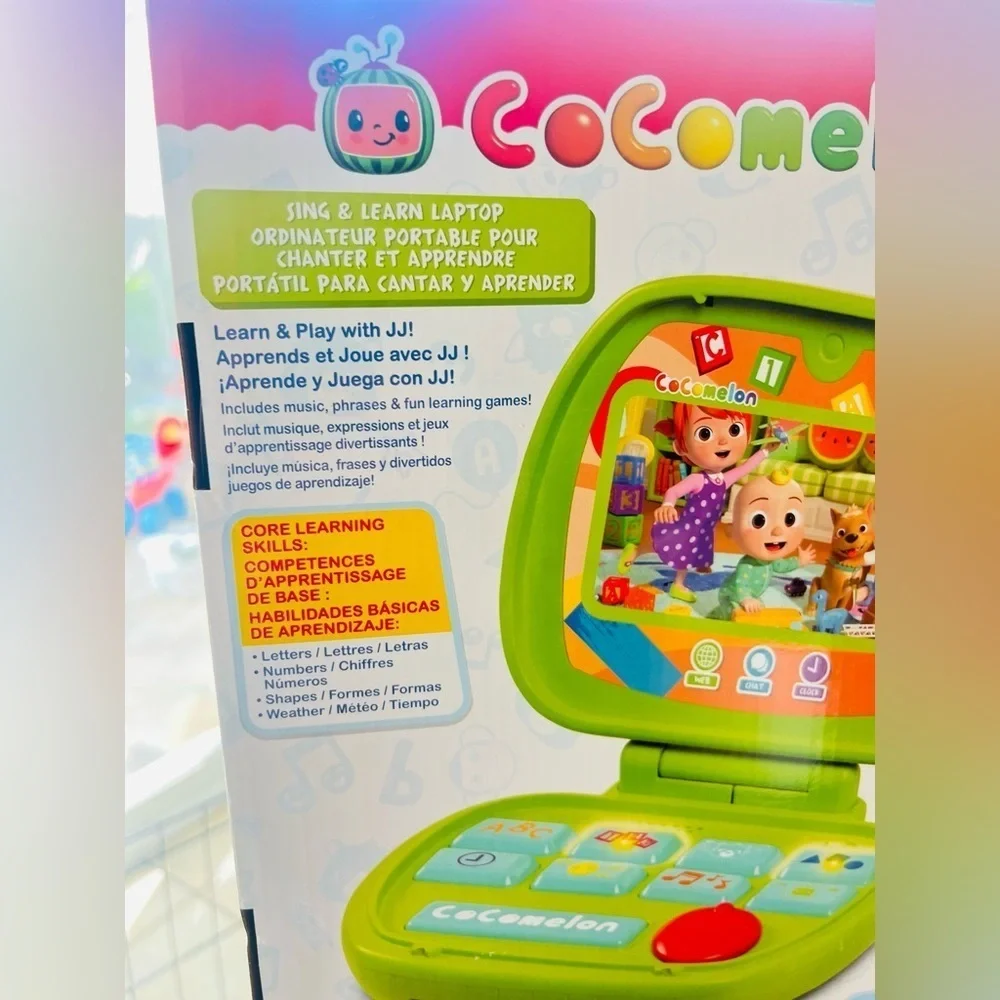 Cocomelon Sing and Learn Laptop Toy for Kids